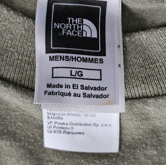 The North Face Men's L Graphic SS T-Shirt Green GUC - Picture 3 of 4